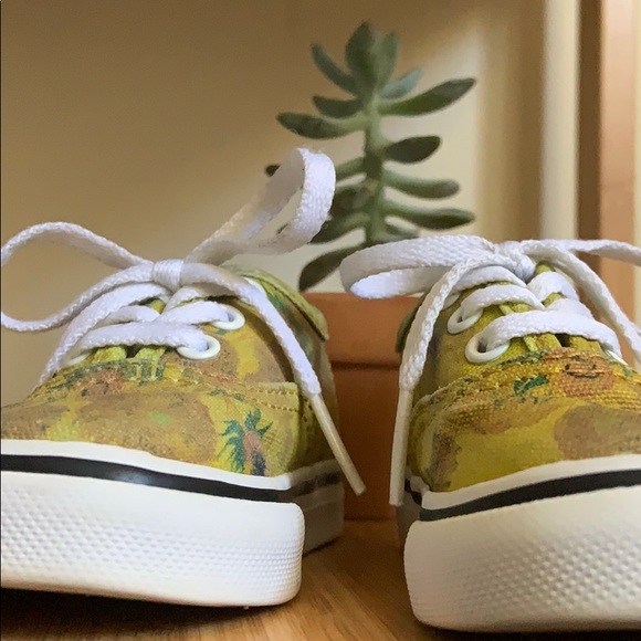 🌻SOLD🌻Yellow Vincent Van Gogh Sunflower Vans - Picture 6 of 6